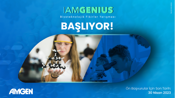 Amgen Türkiye’nin Bilim Tutkunu Gençlerin Fikirlerini Ödüllendirdiği “IamGenius” İçin Başvurular Başladı