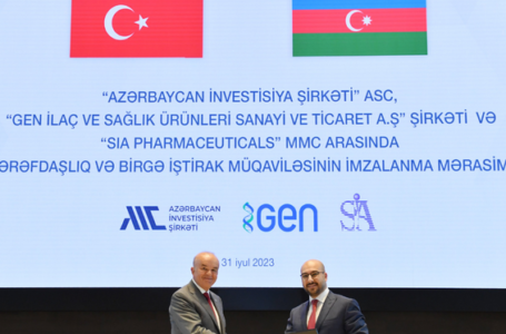 Türk İlaç Firması GEN, Azerbaycan’ın İlk İlaç Üretim Tesisini Kuracak